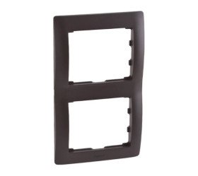 SISTENA LIFE Ramka podwójna pionowa choco 771206