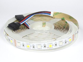 Taśma LED 5050 12V/300LED/5m RGB+WN biały neutralny IP20