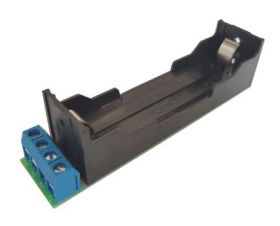 Koszyk na 1 ogniwo 18650 "blaszki" ze złączem AK