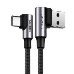 Kabel USB/USB-C 0,5m Kątowy UGREEN QC3.0 US176 20855