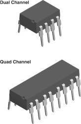 ILD621GB Optocoupler, Phototransistor Output (Dual, Quad Channel)