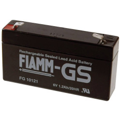 Fiamm FG10301 VRLA Battery 6V 3Ah Low Self-Discharge Maintenance-Free