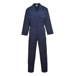 Coverall Navy Polycotton - 142cm