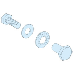 PrismaSet Śruby do łącza pomiędzy pionowymi a poziomymi szynoprzewodami(20) LVS04645