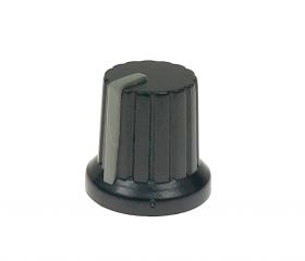 Gałka na potencjometr N-3 czarno-szara