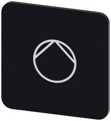 Tabliczka opisowa Siemens 3SU1900-0AF16-0RD0 (S x W) 22 mm x 22 mm 10 szt.