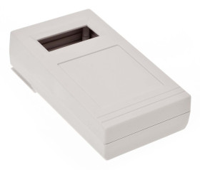 Obudowa Poliwęglan szerokość zew. 80 mm długość zew. 145 mm wys. zew. 35 mm RS PRO IP53 Jasnoszary