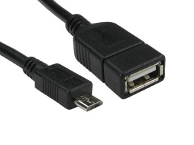 Kabel USB Złącze A USB C Złącze B Micro USB typu B dł. 140mm Przewód USB USB 2.0