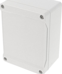 PC enclosure, (L x W x H) 119 x 89 x 61 mm, light gray (RAL 7035), IP66, 1555F2GY