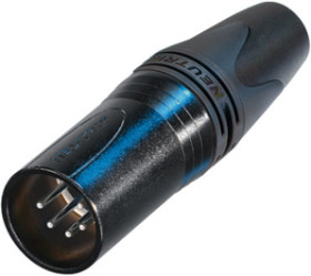 Plug, 5 pole, silver-plated, 1.0 mm², AWG 18, zinc die casting, NC5MXX-14-BAG-D