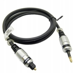 Kabel optyczny T-J Toslink Jack SPDiF (Toslink - mini Toslink) OP50 0,5m