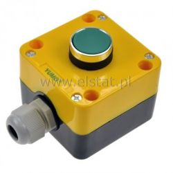 Przycisk w obudowie żółtej, zielony SDL16-JBPC1A1.