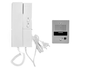 Zestaw domofonowy jednoabonentowy unifon zasilanie 230V DP-2HPR/DR-2GN
