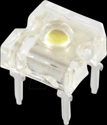 9355R1C-HSA-C 3mm Super Flux LED, red, 1500 mcd, 100°