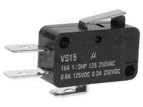 Mikroprzełącznik VS15N01-1C HIGHLY z dżwignią 14mm;15A/250V;RoHS