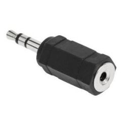 PRZEJŚCIE WTYK JACK 3,5 mm / GNIAZDO 2,5 mm STEREO (ZLJACK WT35GN25)