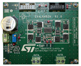 Zestaw badawczo-rozwojowy – zarządzanie zasilaniem STMicroelectronics Płyta demonstracyjna Zarządzanie zasilaniem L6482H