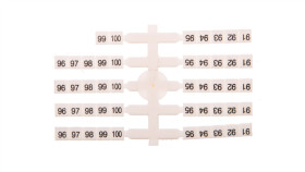 Oznacznik Elastyczny Do Złączek Szynowych Eo3 /91-100/ 20X10szt. 003901770