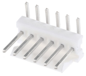 Złącze szpilkowe 6-pinowe raster: 2.54mm -rzędowe TE Connectivity Przewlekany 5.0A 250.0 V.