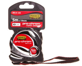 Miara zwijana 5 m x 19 mm Pro Chrom Modeco Expert MN-81-205 /1 szt./