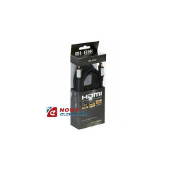 Kabel HDMI 5m silver pr. +filtry