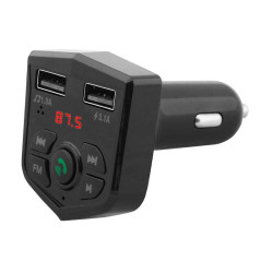 Transmiter FM MXFT-02 bluetooth + SD + ład. USB x2 / LxMX02