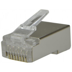 Wtyk telefoniczny 8p8c RJ45 Kat.6 ekran na drut