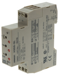 Timer Relay Szyna DIN 24 → 230V ac SPDT 1-stykowy Omron SPDT 0.1 s to 120 h H3DS Wielofunkcyjne funkcyjny