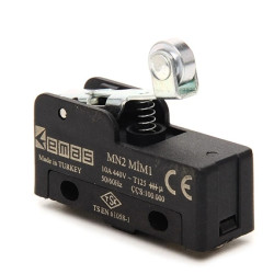 Wyłącznik krańcowy miniaturowy ,1CO, dźwignia krótka z rolką metalową, T0-MN2MIM1