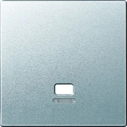 Merten System M Płytka centralna łącznika cięgnowego z okienkiem sygnalizacyjnym aluminiowy MTN3380-0460