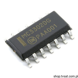 MC3302DR2G SC3302DR2G Quad Comparators SMD-SO14 ONSEMI