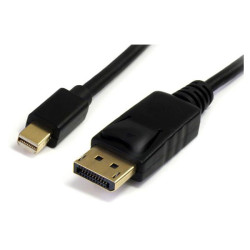 StarTech MDP2DPMM6 2m Mini DisplayPort to DisplayPort 1.2 Cable M/M Black