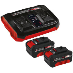 Einhell 4512112 Power X-Change Battery &amp; Charger Starter Kit 18V 2 x 4.0Ah