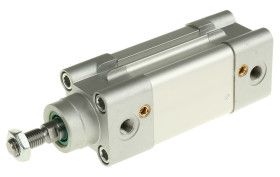 Siłownik pneumatyczny z tłoczyskiem skok: 25mm RS PRO Ø 32mm dwustronnego działania Action 146mm z amortyzacją