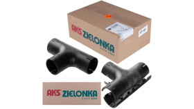 Łącznik Składany Trójnik Lst 16 Czarny Do Rur Sztywnych (Rl I Rlm) Oraz...