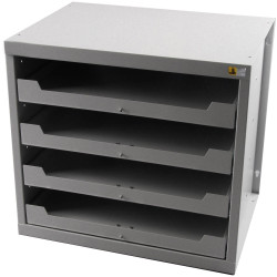 Allit 455805 EuroPlus Drawer Unit Casing Grey 380x465x505mm Cabinet