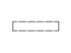 DECO Ramka wypełniająca 5 pięciokrotna grafitowy 11DRW-5 KARLIK