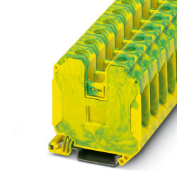 Listwa zaciskowa uziemienia Phoenix Contact poziomy: Pojedynczy 16 → 2AWGŚruba UT 35-PE 125A