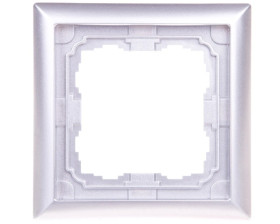 KOS66 Ramka pojedyncza aluminium 664081