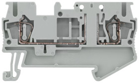 Zacisk do montażu na szynie DIN Siemens poziomy: 1 14AWGsprężynowa 8WH 400 V