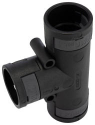 Łącznik do kanałów kablowych PMA NW23 x 3 Trójnik PA 6 IP66 Czarny