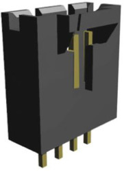 Wtyk PCB 5-pinowe raster: 2.54mm -rzędowe TE Connectivity Przewlekany 3.0A