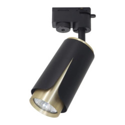 Reflektorek na szynę FLOWER BLACK GOLD TRACK 1xGU10 ML0263 Milagro