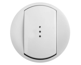 CELIANE Klawisz łącznika krzyżowego podświetlanego biały 068007