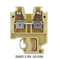 Złączka szynowa przelotowa SAKD 2.5N 0215560000