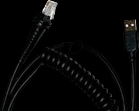 CBL-500-300-C00 Barcode scanner, cable, USB, coiled, 3.0 m