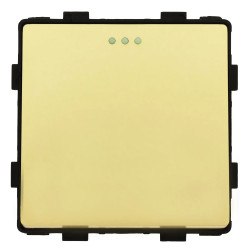 Moduł - Włącznik światła pojedynczy - złoty - Tawoia Glass