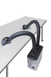 Pochłaniacz oparów lutowniczych MG130 Kit 2 ESD: Tak 140m³/h 100W użytkownicy: 2 230V HEPA H13, Węgiel aktywny,