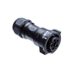 Złącze wielostykowe przemysłowe 5-pinowe Montaż na kablu Gniazdo Amphenol Industrial