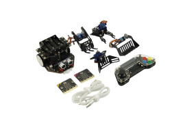 micro:Maqueen Plus V2 (Ni MH Rechargeable Battery) with Mechanic, micro:bit V2 and Gamepad